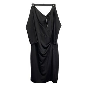 Meaneor Women’s Asymmetrical V-Neck Dress